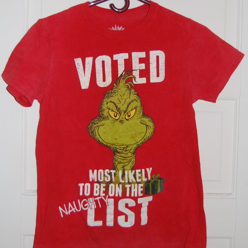 Grinch Naughty List T-Shirt